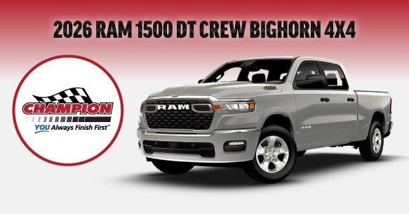 2026 Ram 1500 DT Crew Bighorn 4x4 Lease Offer