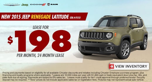 jeep renegade latitude promo