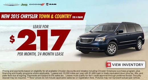 town and country promo
