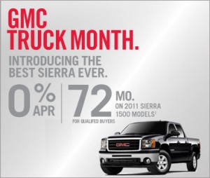 2011 GMC Truck Month
