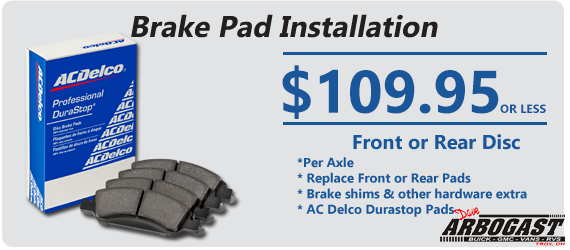 Brake pad coupons midas