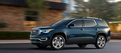2017 GMC Acadia Blue Side (Custom)
