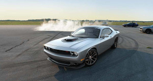 2016 Dodge Challenger burnout
