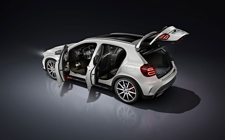 AMG GLA 45 With Doors Open