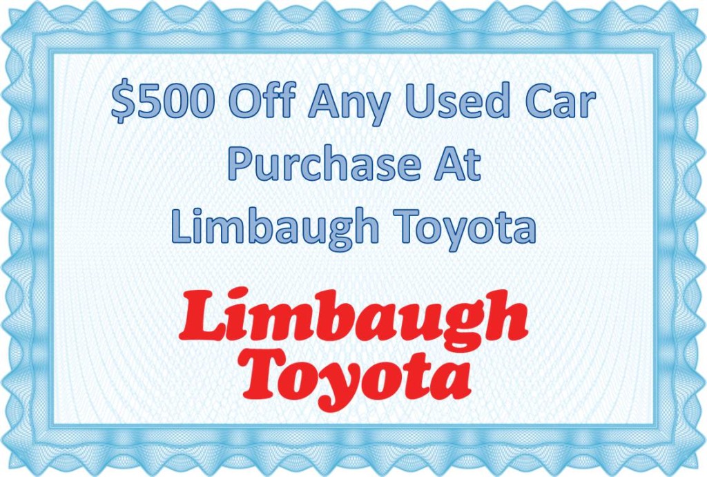limbaugh toyota coupon