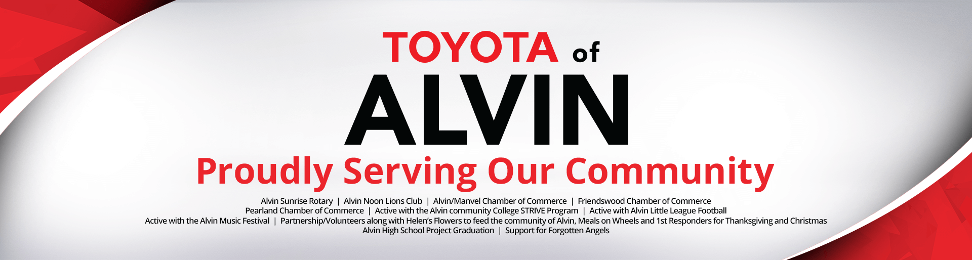 Community Toyota Baytown >> Toyota of Alvin | Toyota Dealer in Alvin, TX Community Toyota Baytown >> Toyota of Alvin | Toyota Dealer in Alvin, TX