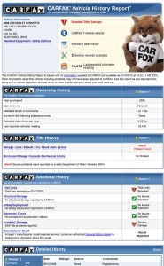 SampleCarFax